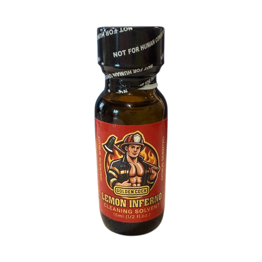 Golden C*ck Lemon Inferno – 15mL VHS Head Cleaner, Citrus Fire