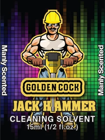 Golden C*ck Jack Hammer – 15mL VHS Head Cleaner with Manly Grit