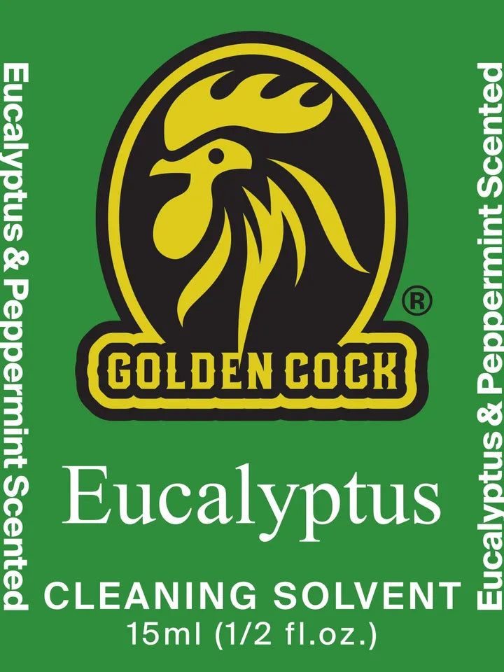 Golden C*ck Eucalyptus – 15mL VHS Cleaning Solvent (Fresh & Minty)