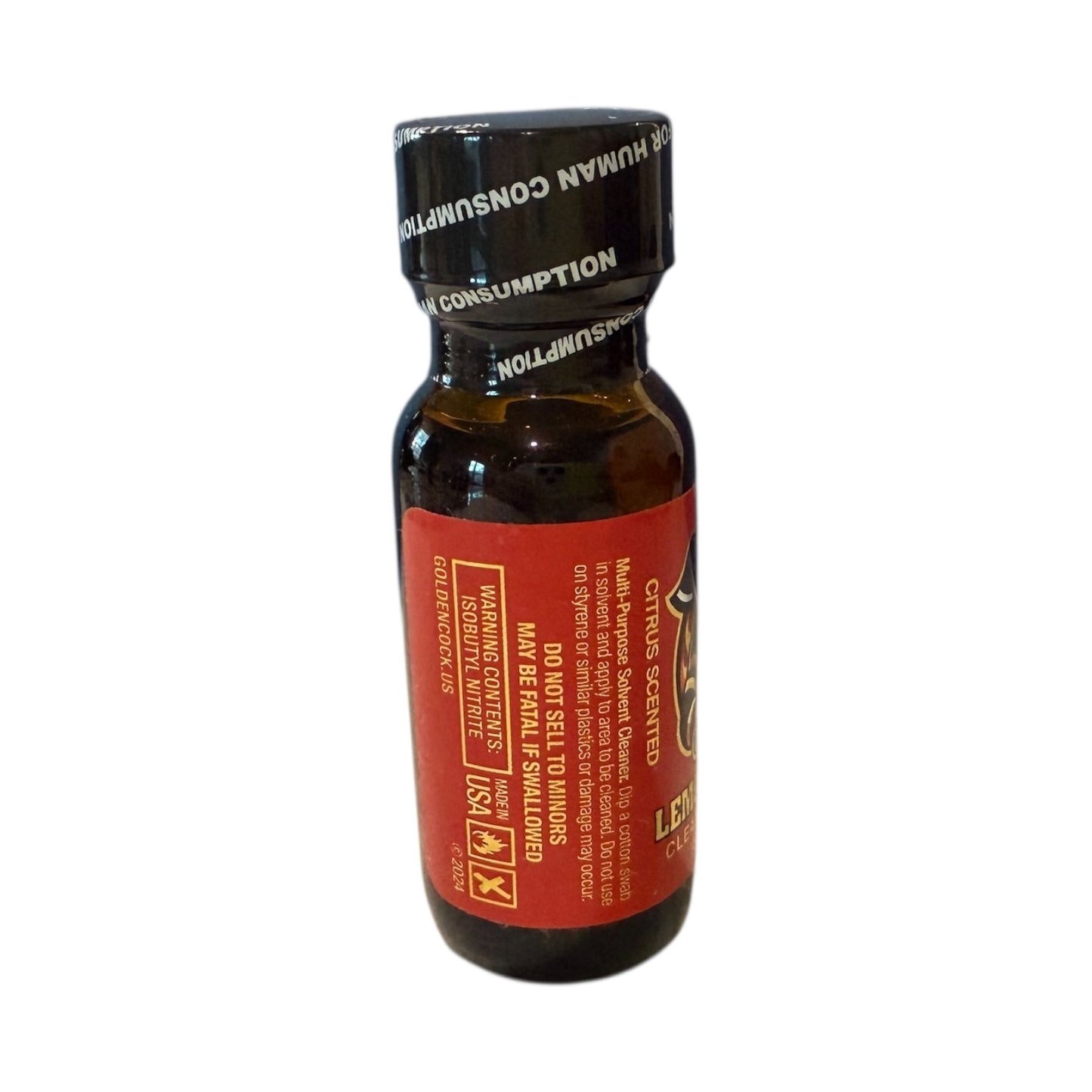 Golden C*ck Lemon Inferno – 15mL VHS Head Cleaner, Citrus Fire