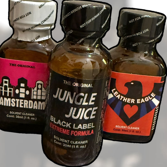 Lost in the Woods  –  Leather Eagle, Amsterdam & Jungle Juice Black